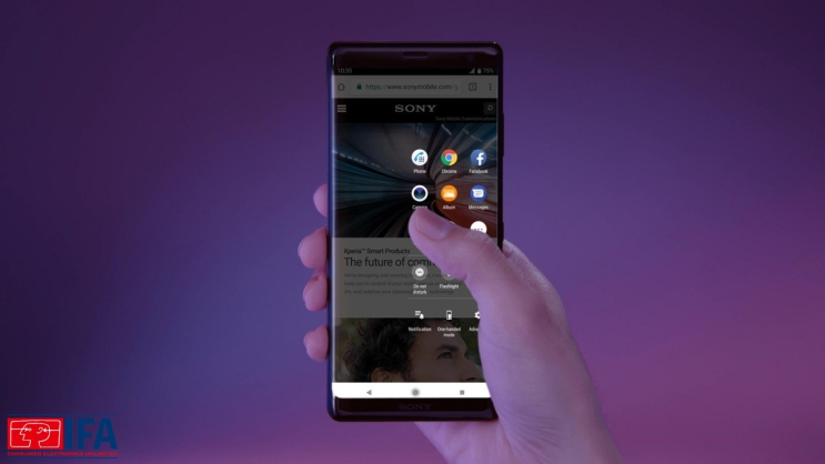 סוני מציגה את ה-Xperia XZ3 עם מסך OLED ומסגרת רגישה למגע